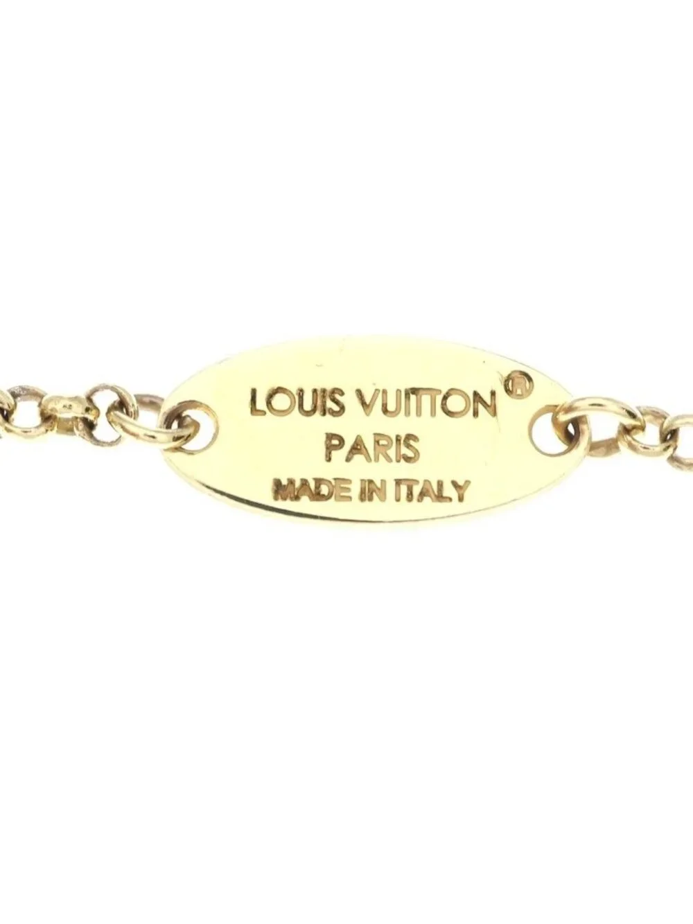 Louis Vuitton LV Heart Motif Pearl Bracelet Gold